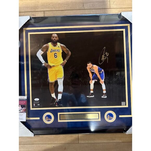 Stephen Curry signed autographed Golden State Warriors 16x20 photo framed JSA - Picture 3 of 8